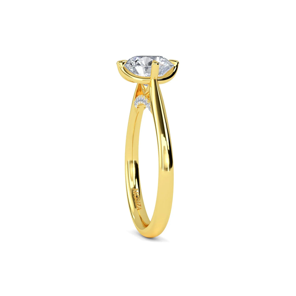 1.30 Carat Round Lab Diamond - Hatton Garden Engagement Ring